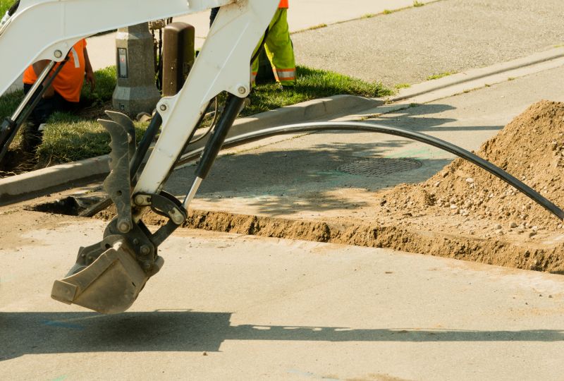 Trenching Equipment at Work
